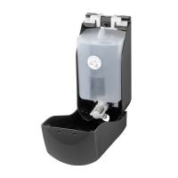PlastiQline Toiletbrilreiniger dispenser Spray, navulbaar 400 ml, zwart
